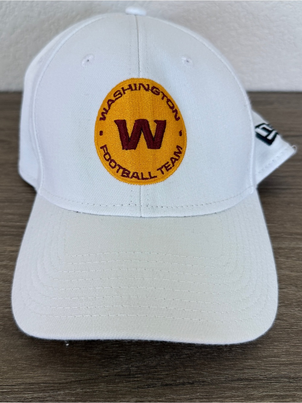 Washington Football Team New Era 39THIRTY Fitted Hat White NFL Stretch Fit S/M